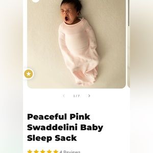 NWOT Pink S Swaddelini Sleep Sack